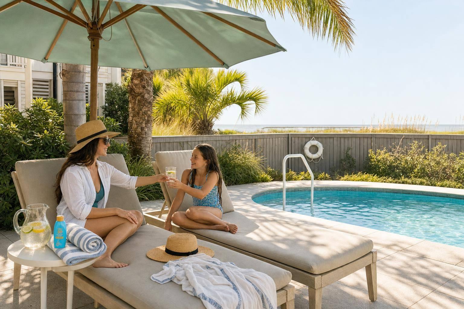 Private Pool Relaxation in Isle of Palms: Guide