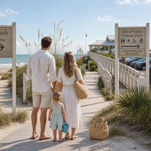 Front Beach vs. Isle of Palms County Park: Parking and Access
